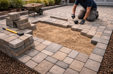 Driveway-paving-repair-in-progress